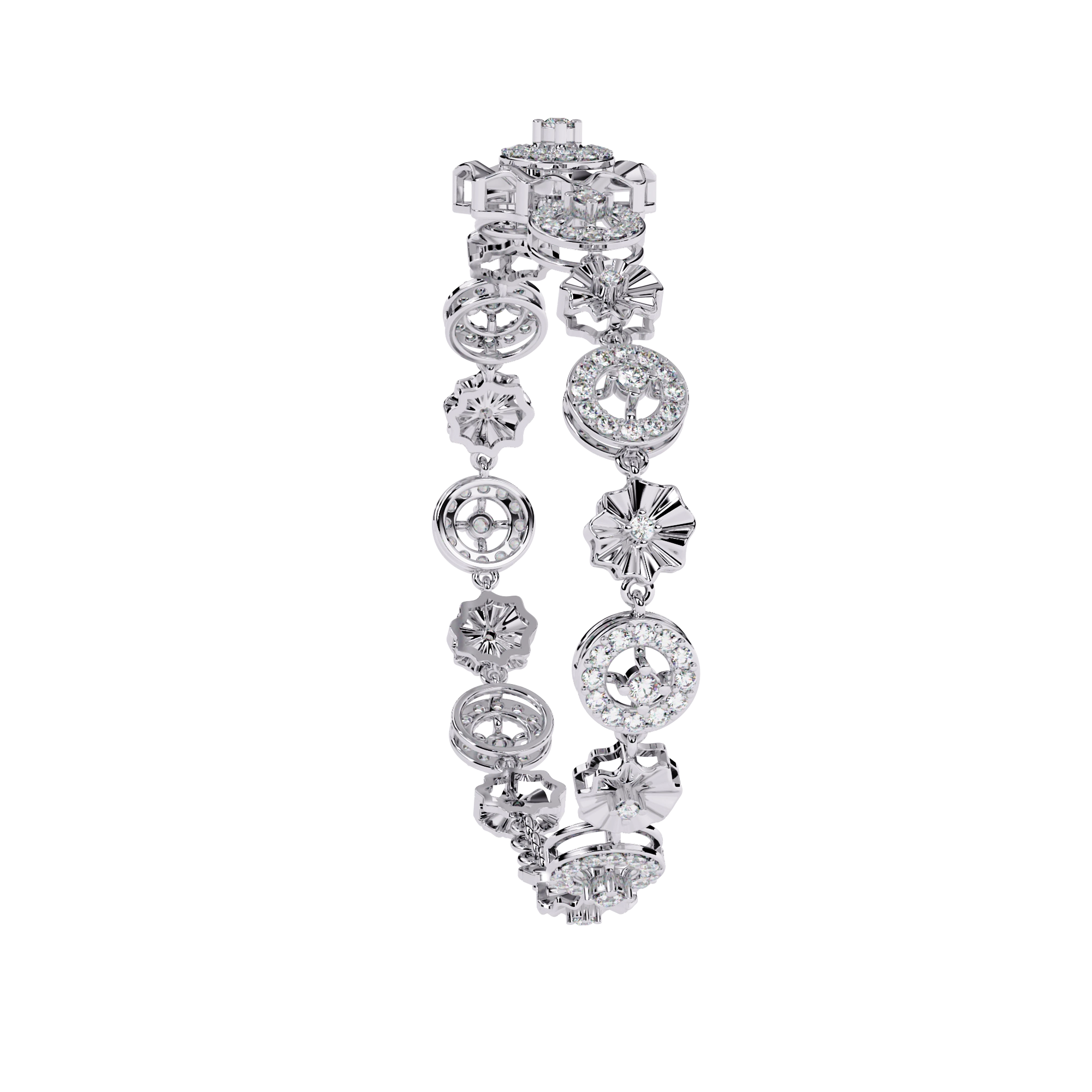 Diamond Charm Bracelet