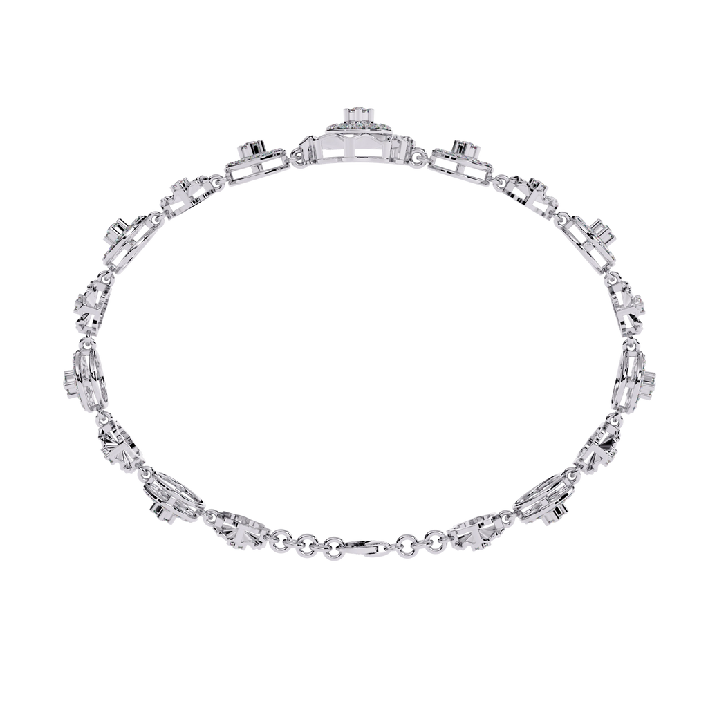 Diamond Charm Bracelet