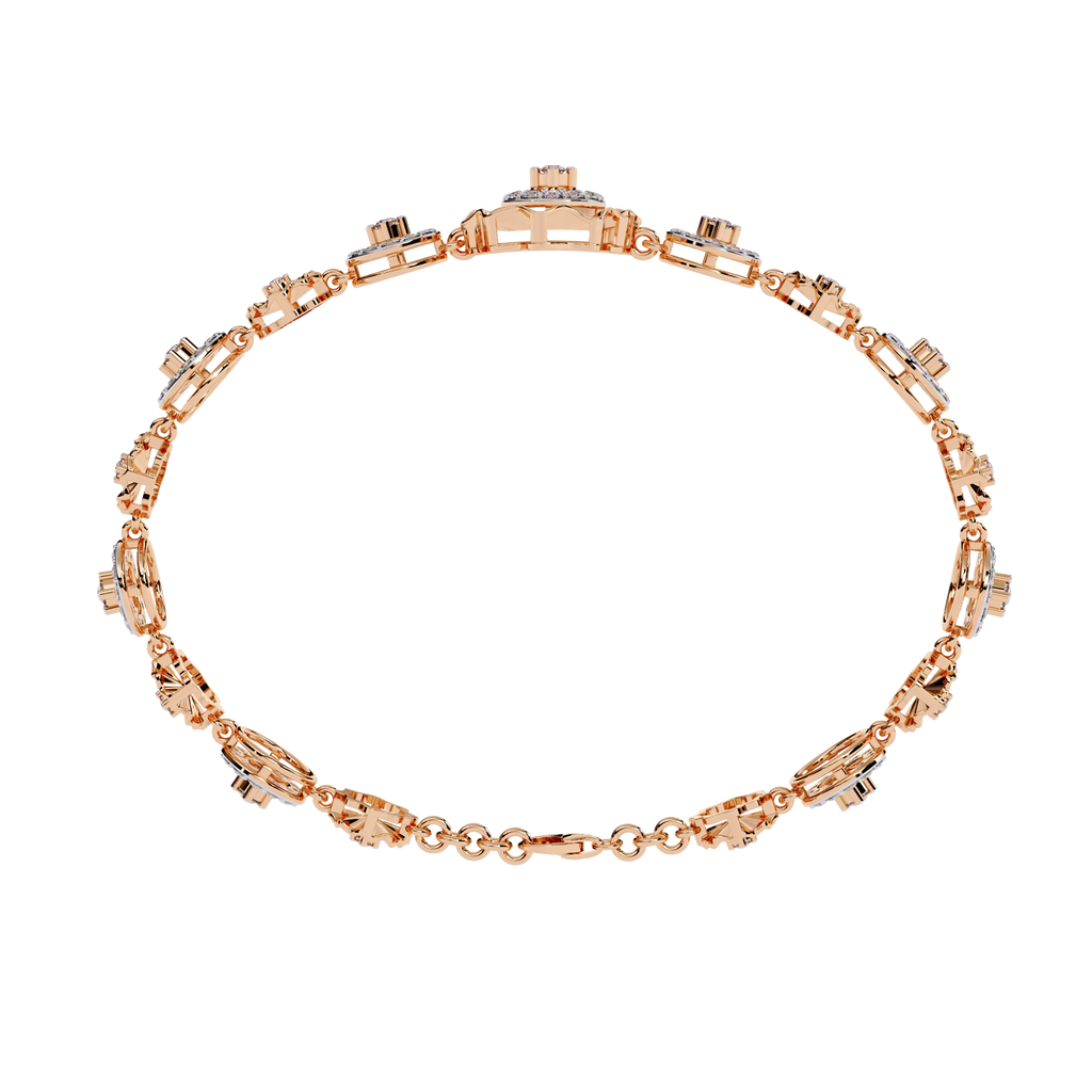Diamond Charm Bracelet