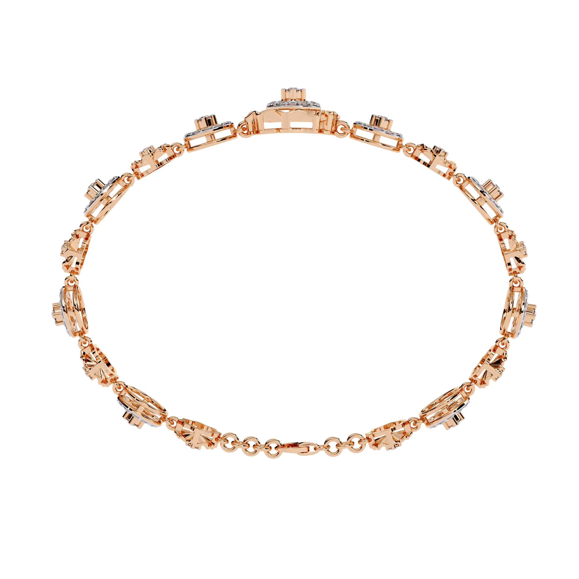 Diamond Charm Bracelet