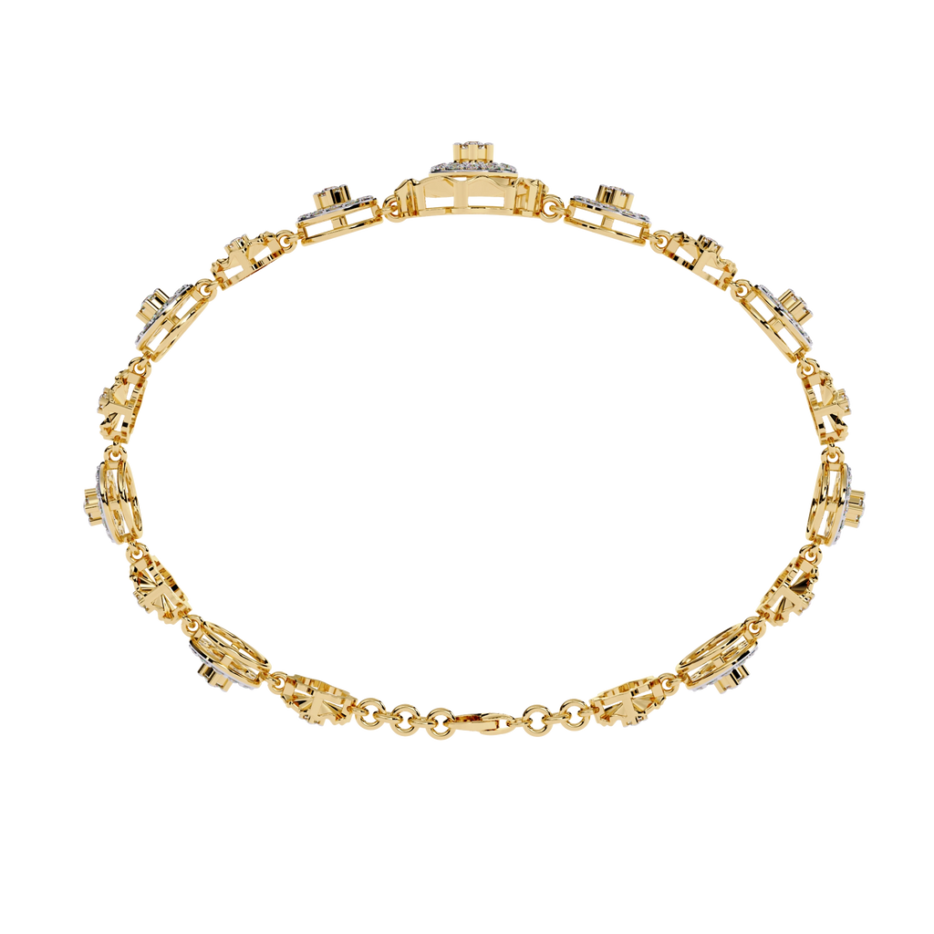 Diamond Charm Bracelet
