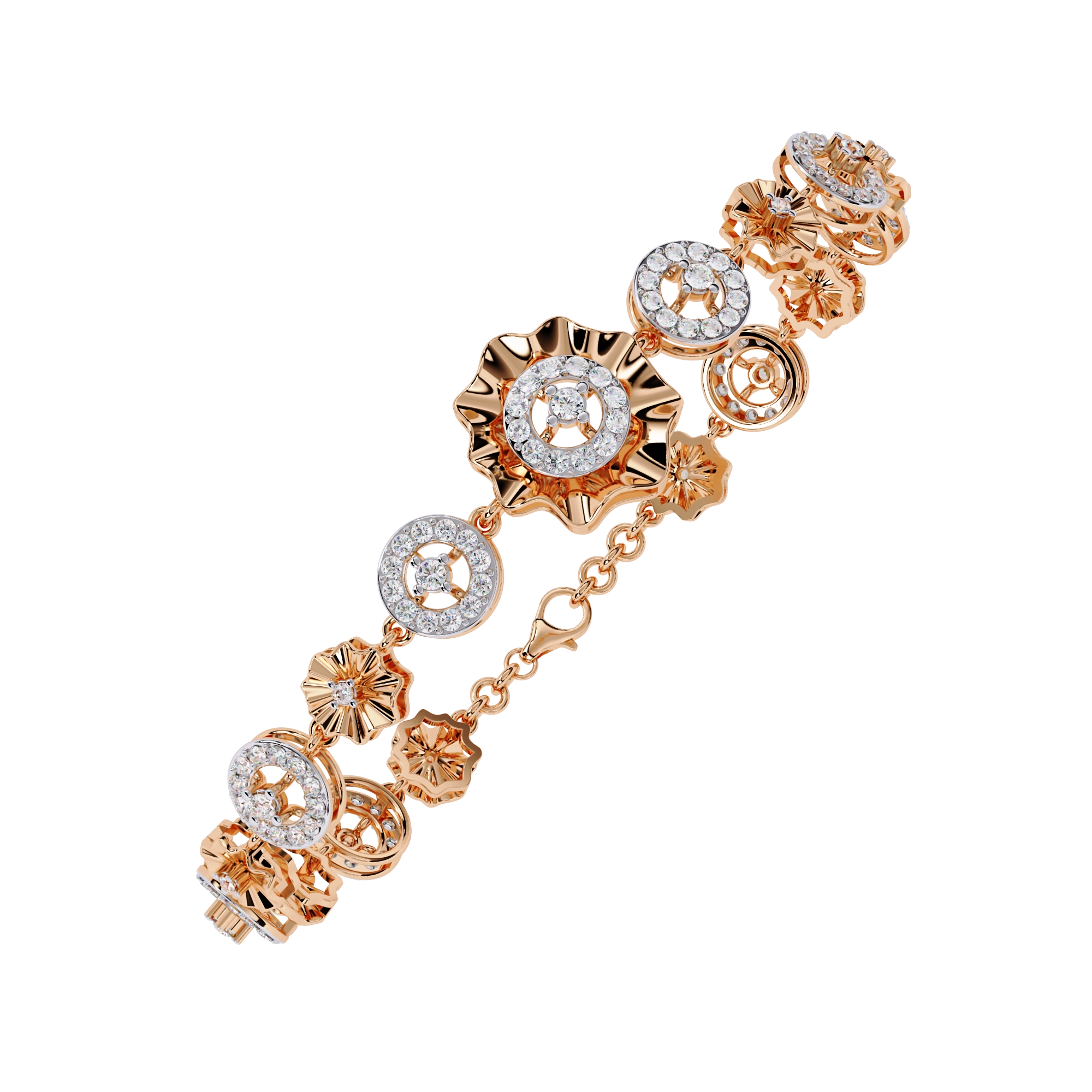 Diamond Charm Bracelet