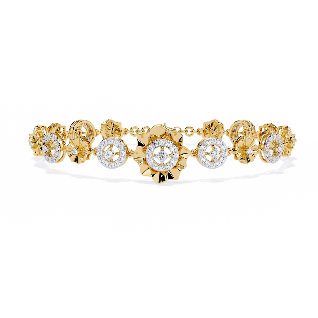 Diamond Charm Bracelet