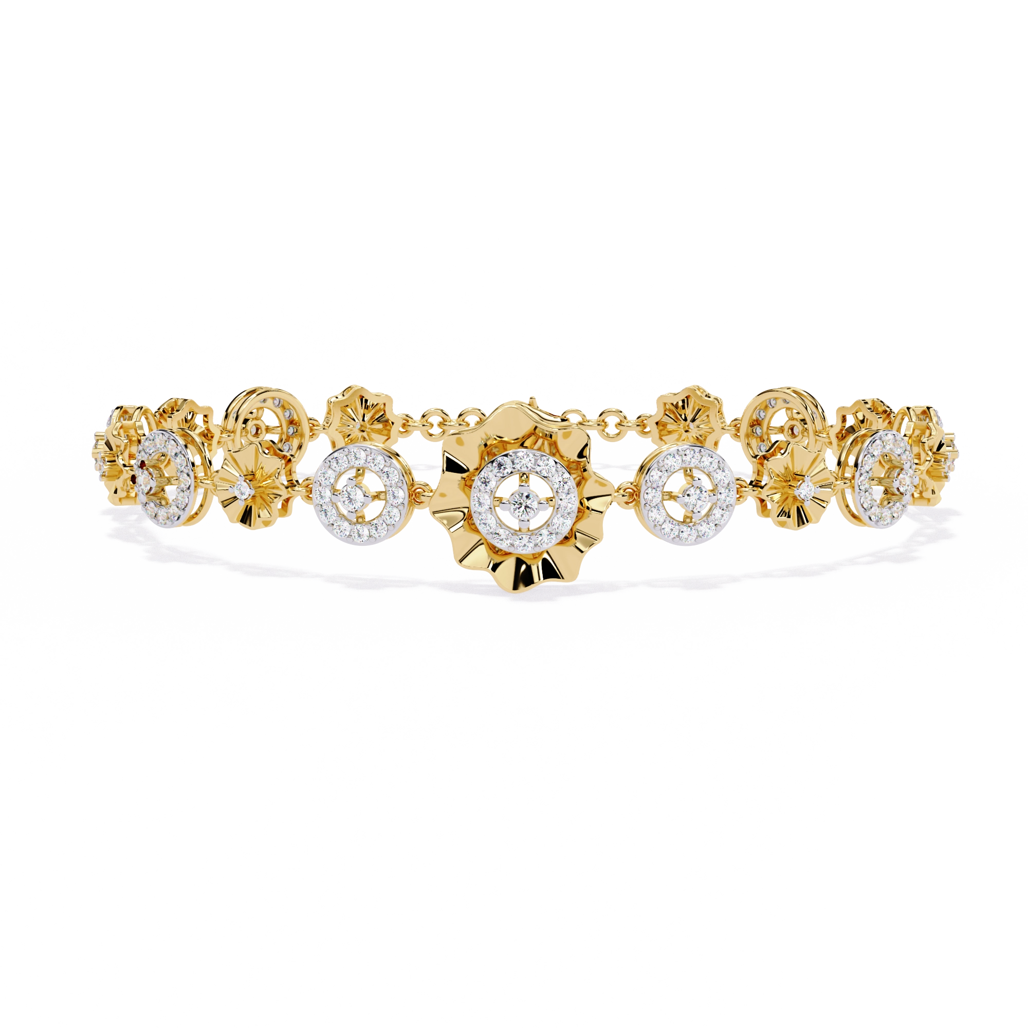 Diamond Charm Bracelet