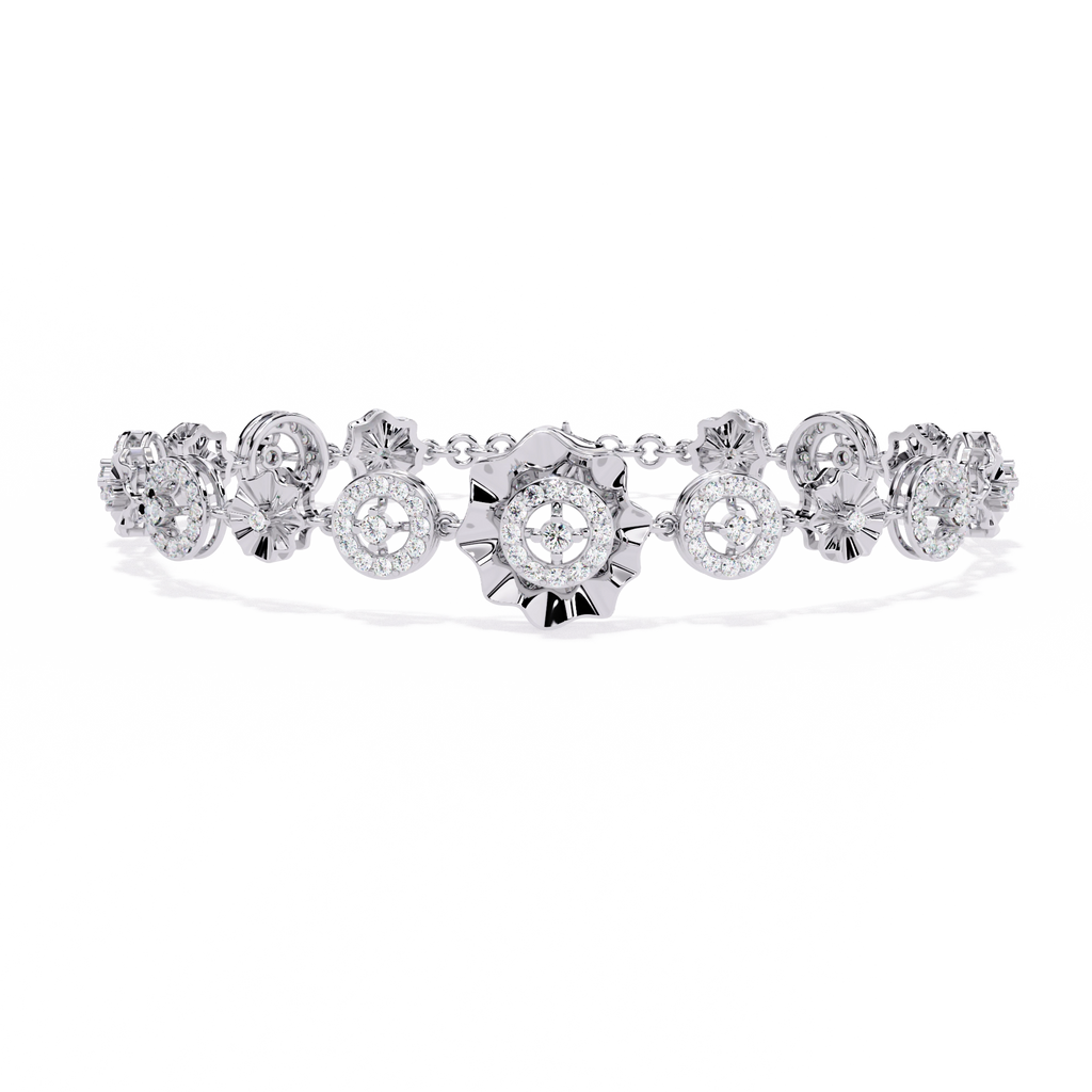 Diamond Charm Bracelet