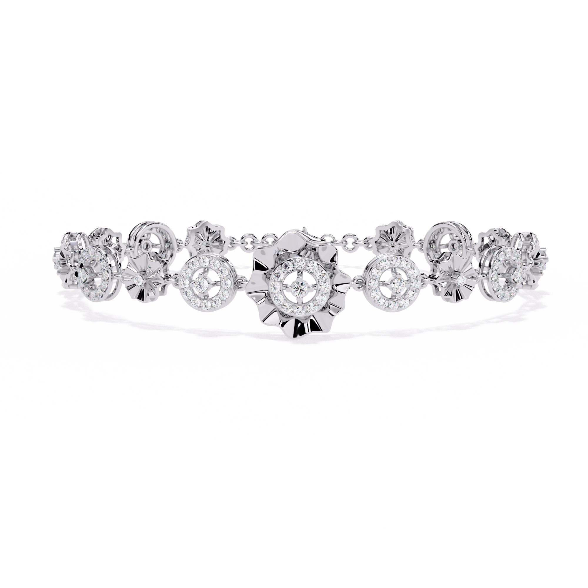 Diamond Charm Bracelet