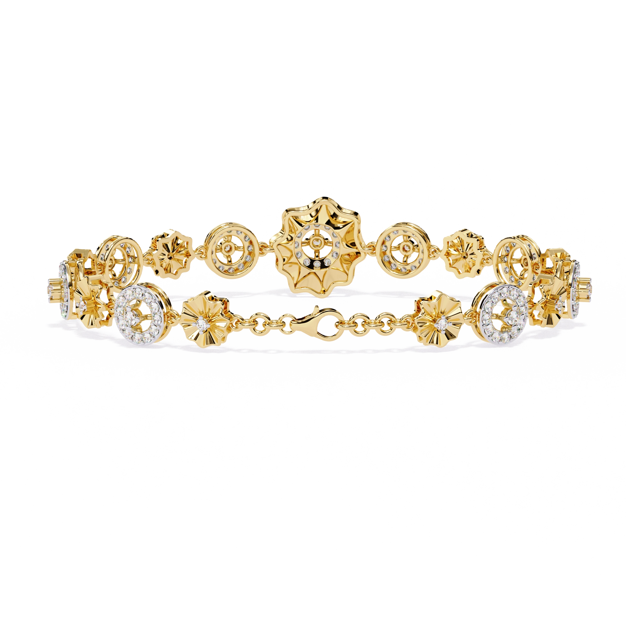 Diamond Charm Bracelet