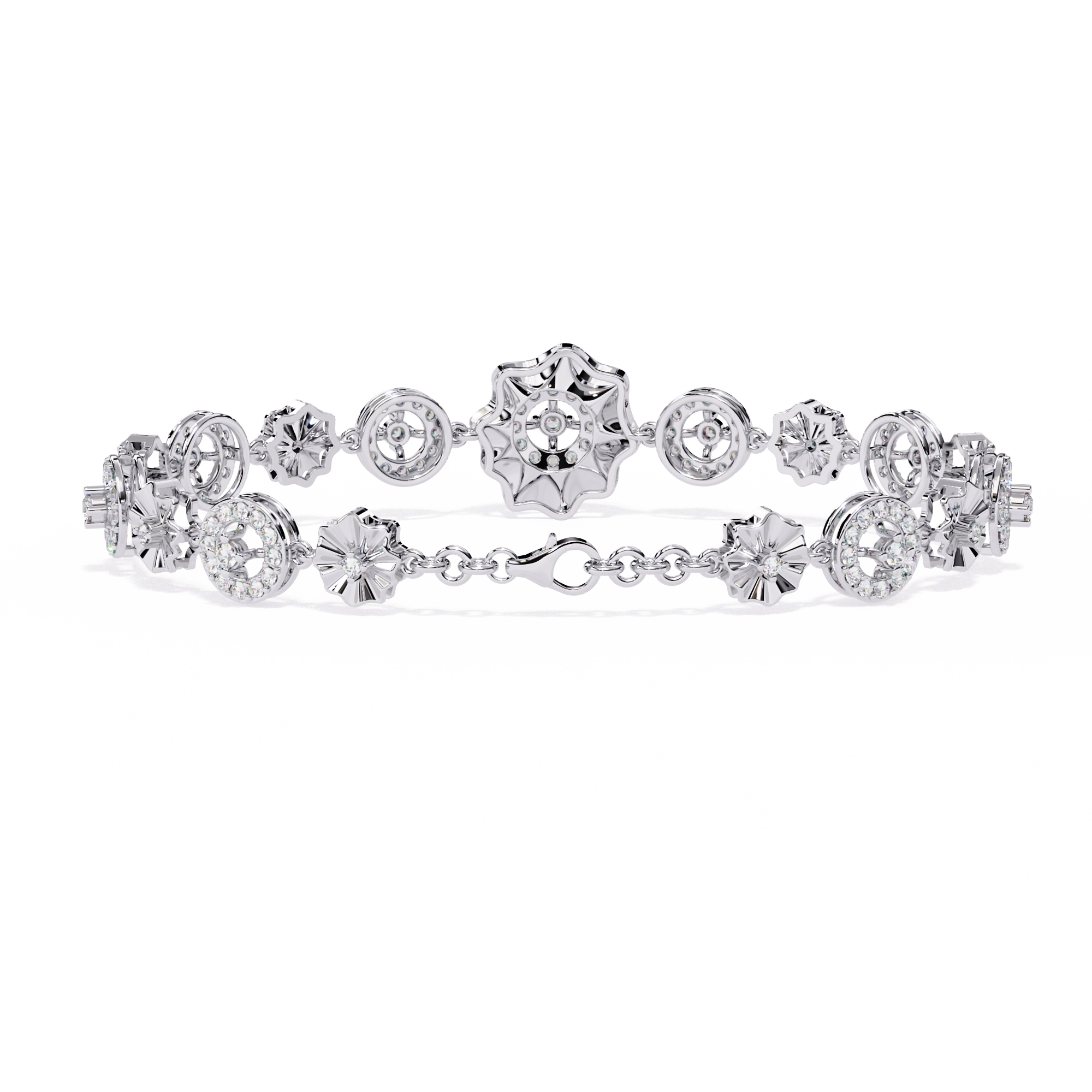Diamond Charm Bracelet