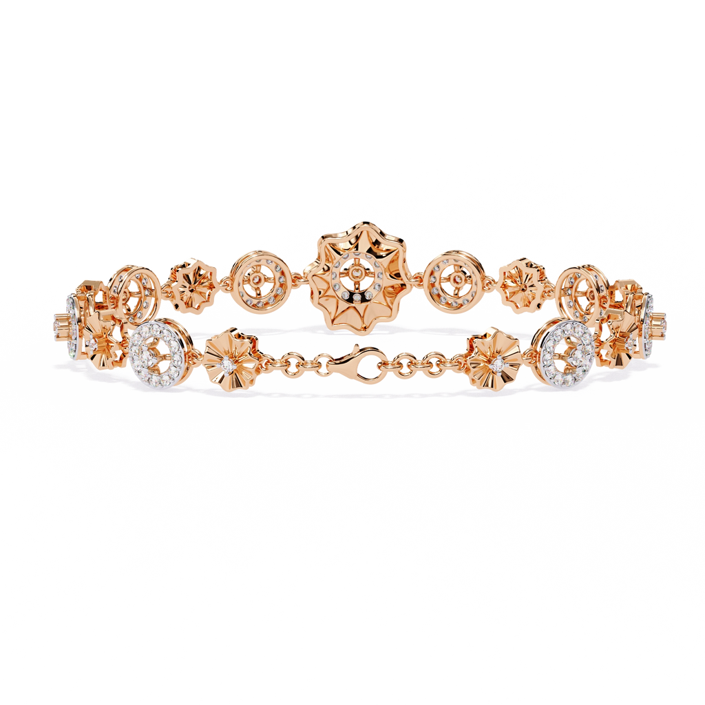 Diamond Charm Bracelet