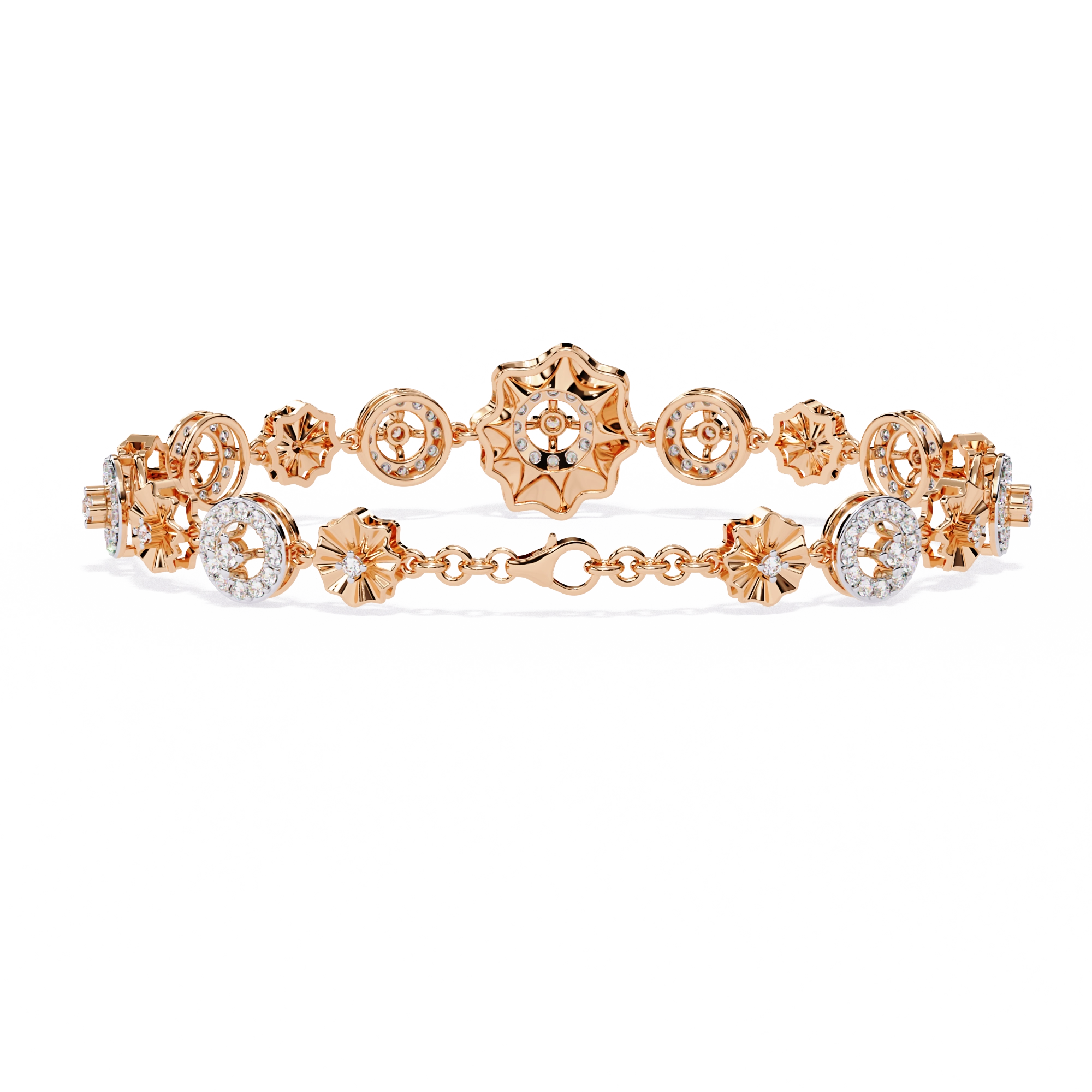 Diamond Charm Bracelet