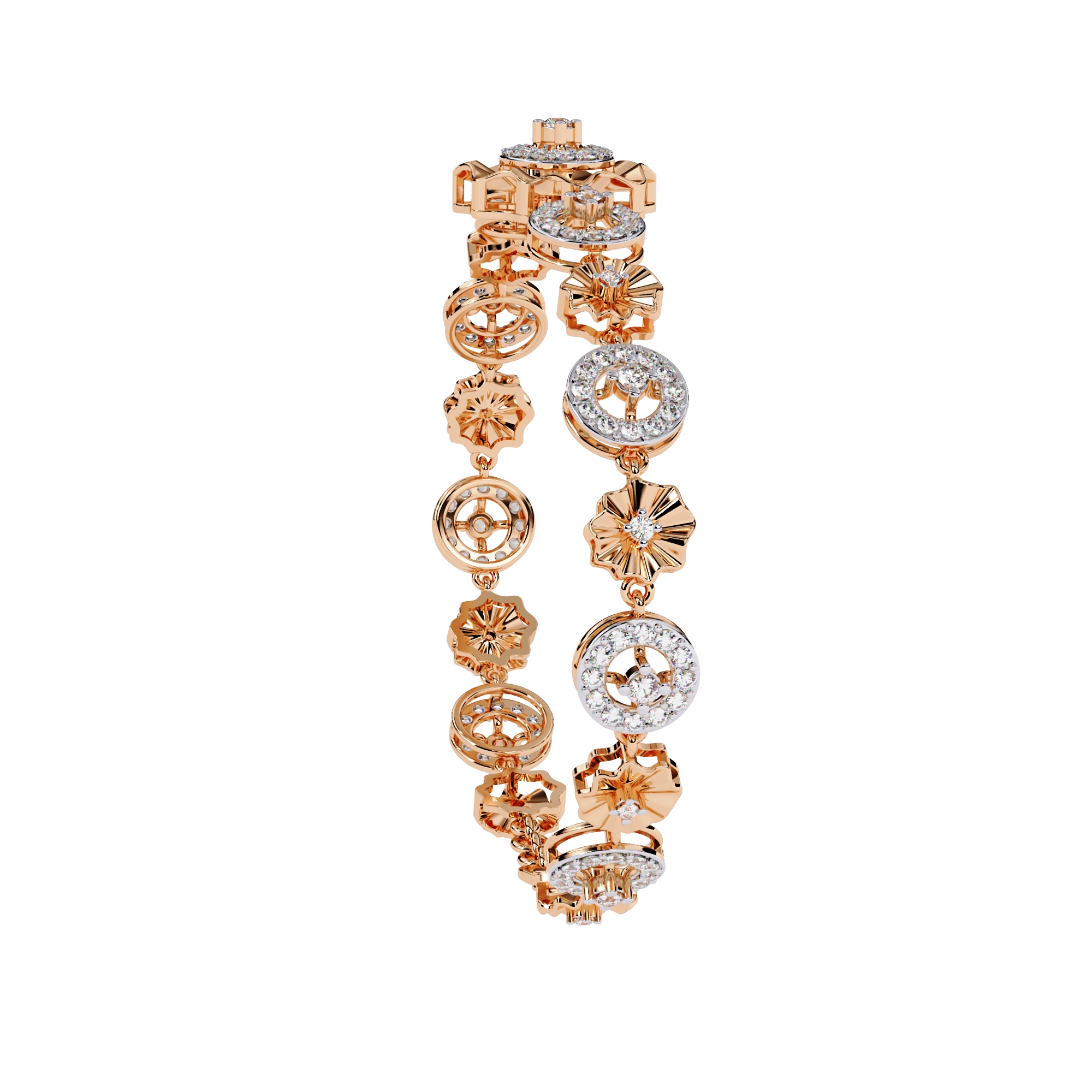 Diamond Charm Bracelet