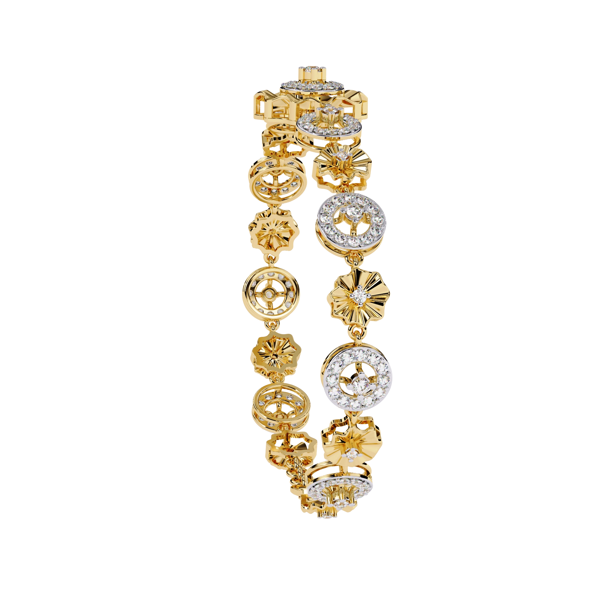 Diamond Charm Bracelet