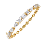 Geometric Diamond Bracelet