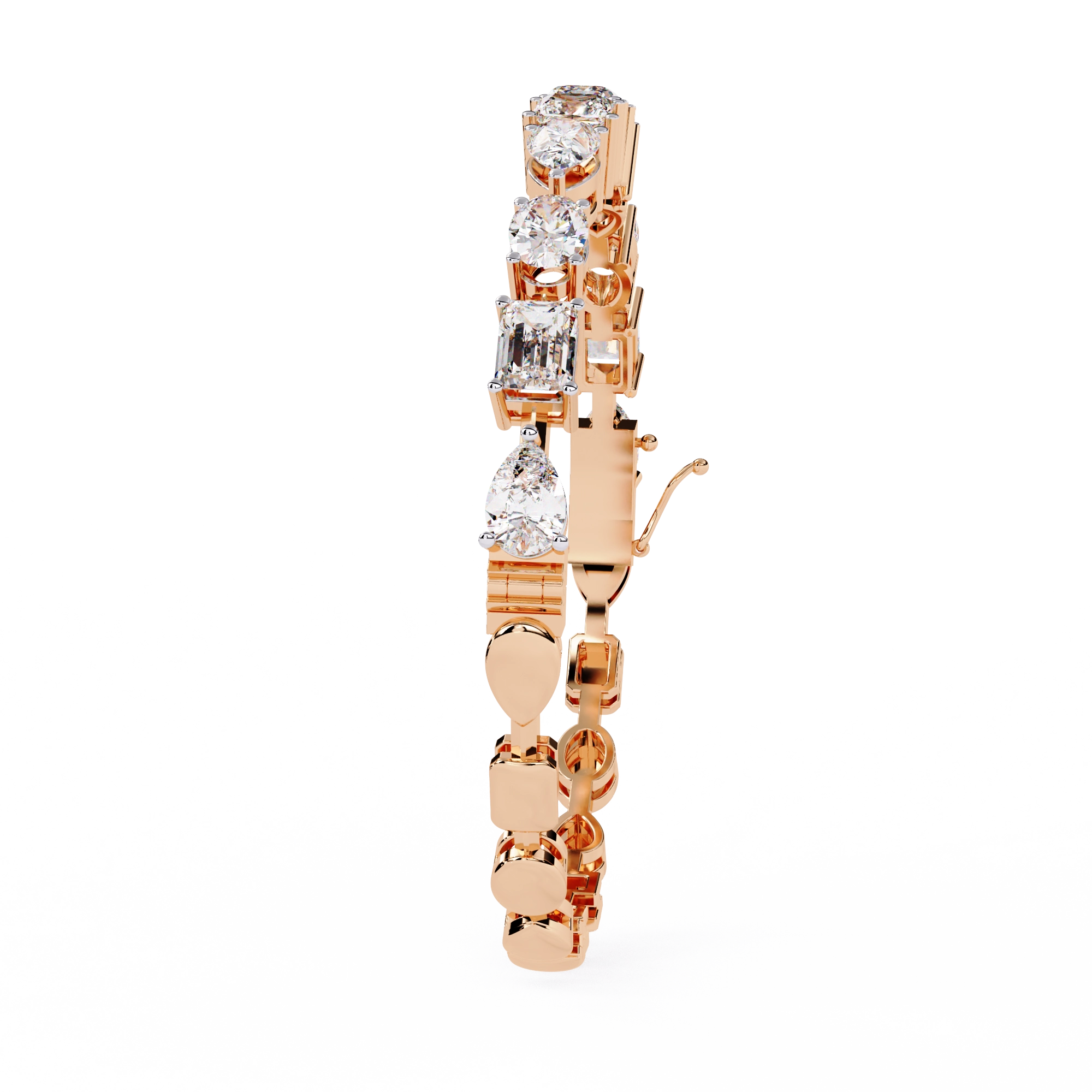 Geometric Diamond Bracelet