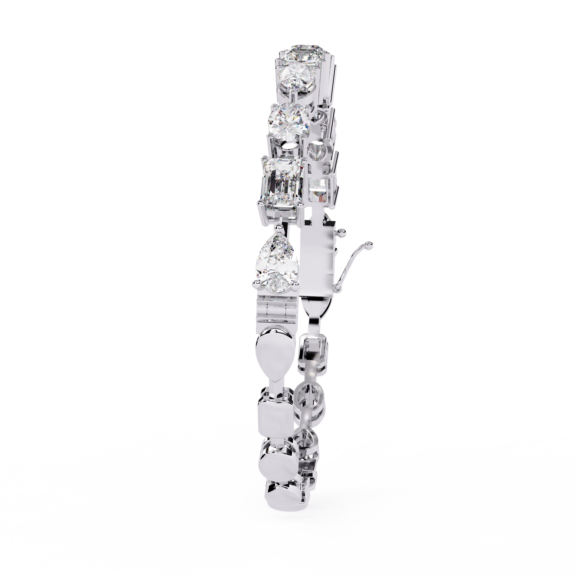 Geometric Diamond Bracelet