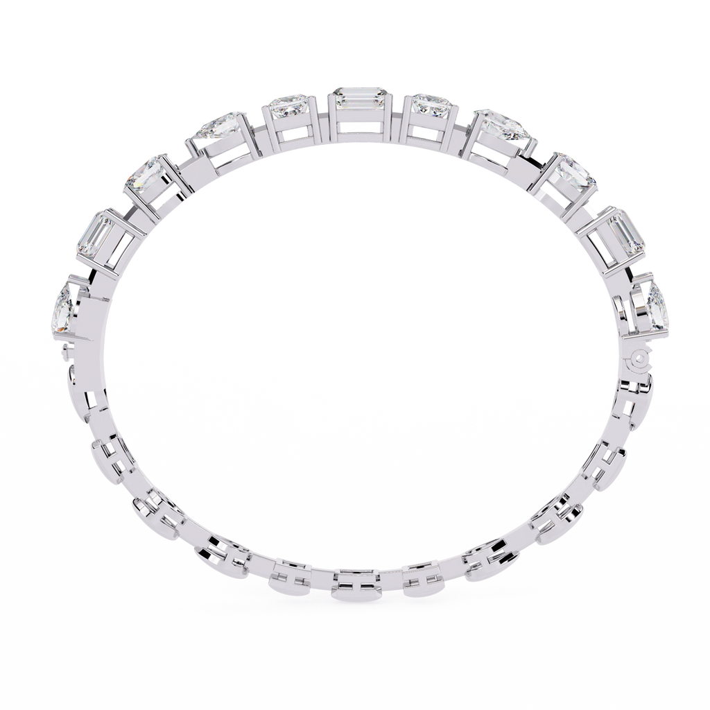 Geometric Diamond Bracelet