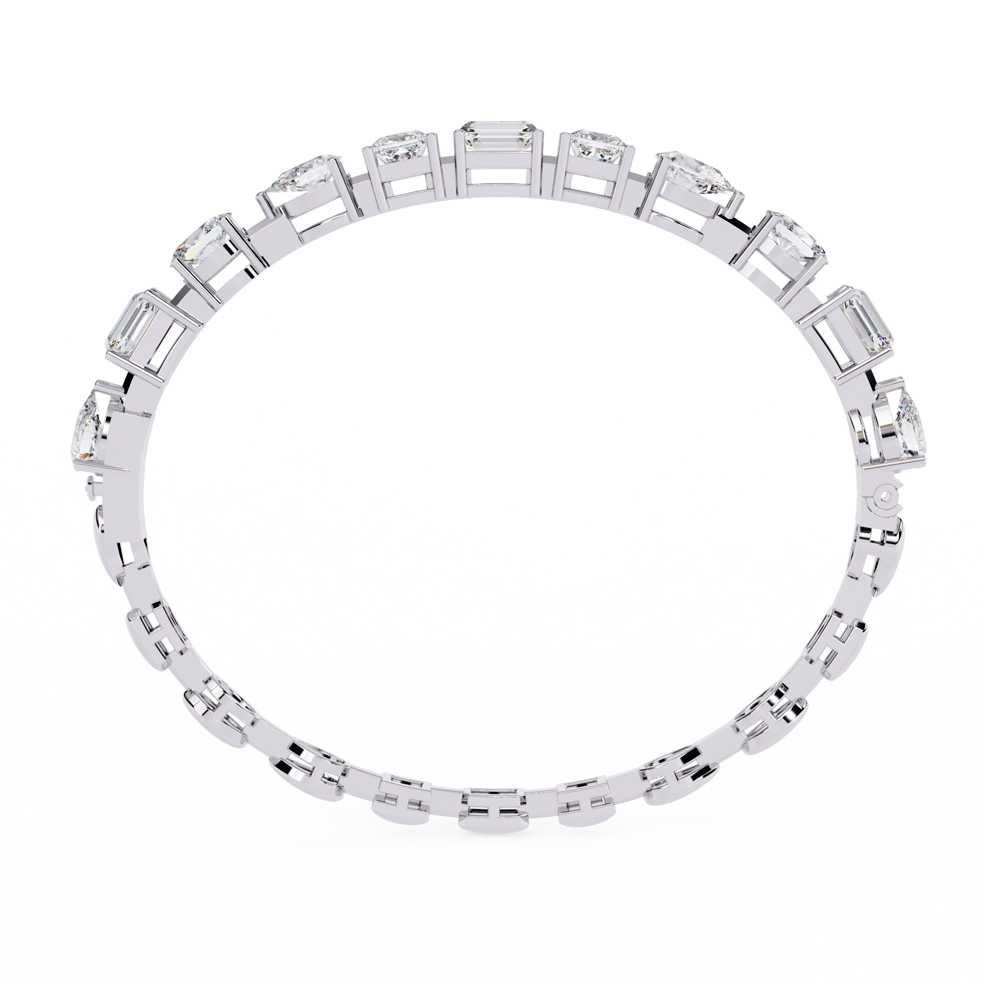 Geometric Diamond Bracelet