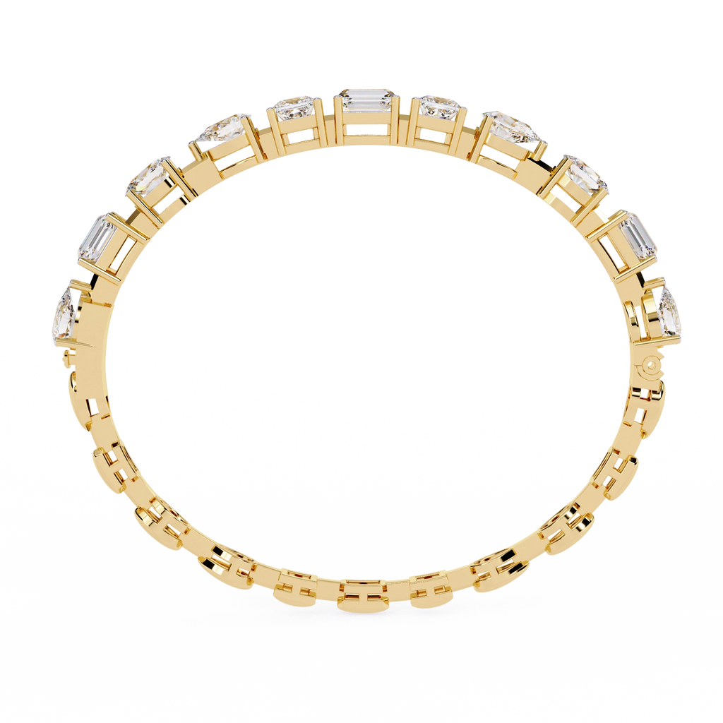 Geometric Diamond Bracelet