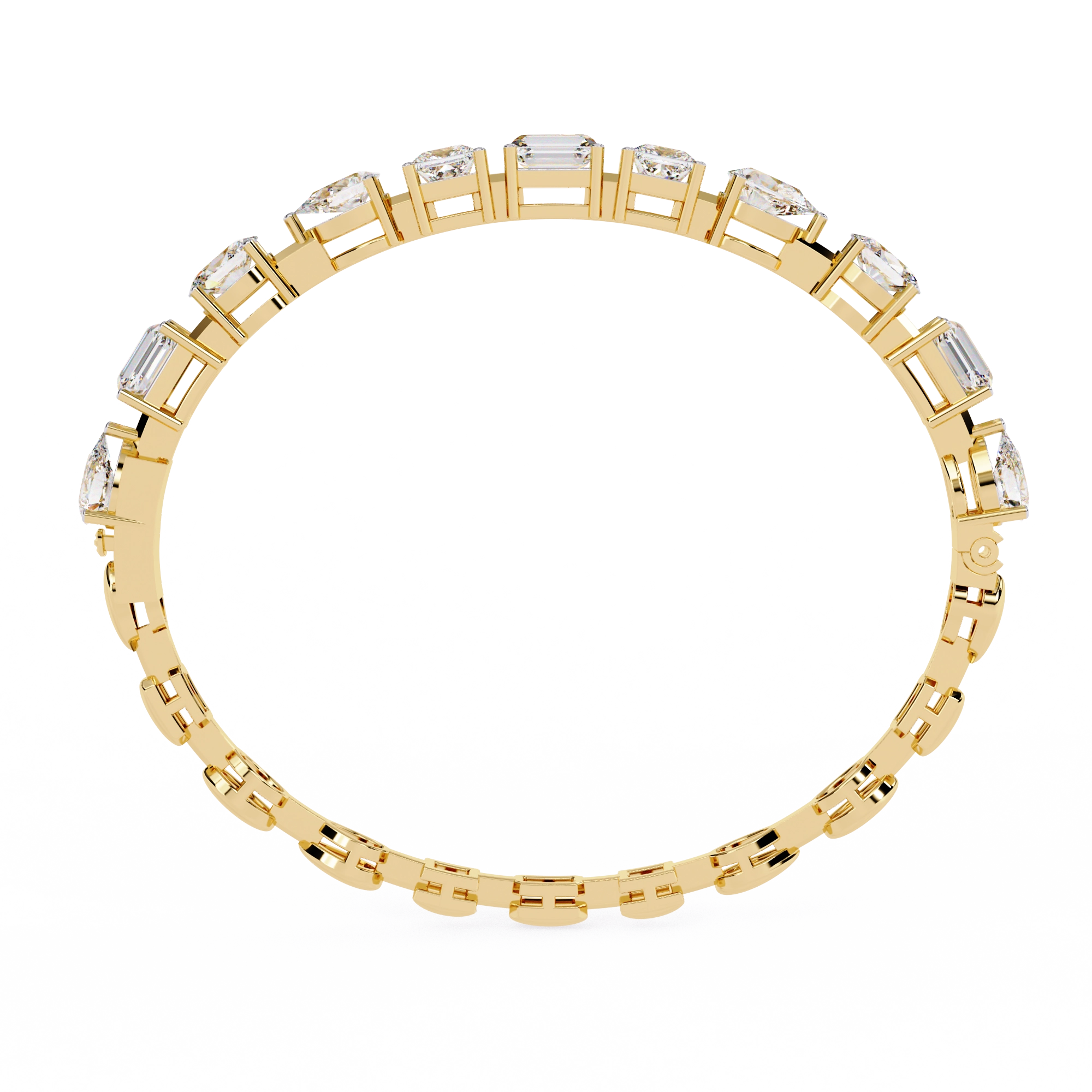 Geometric Diamond Bracelet