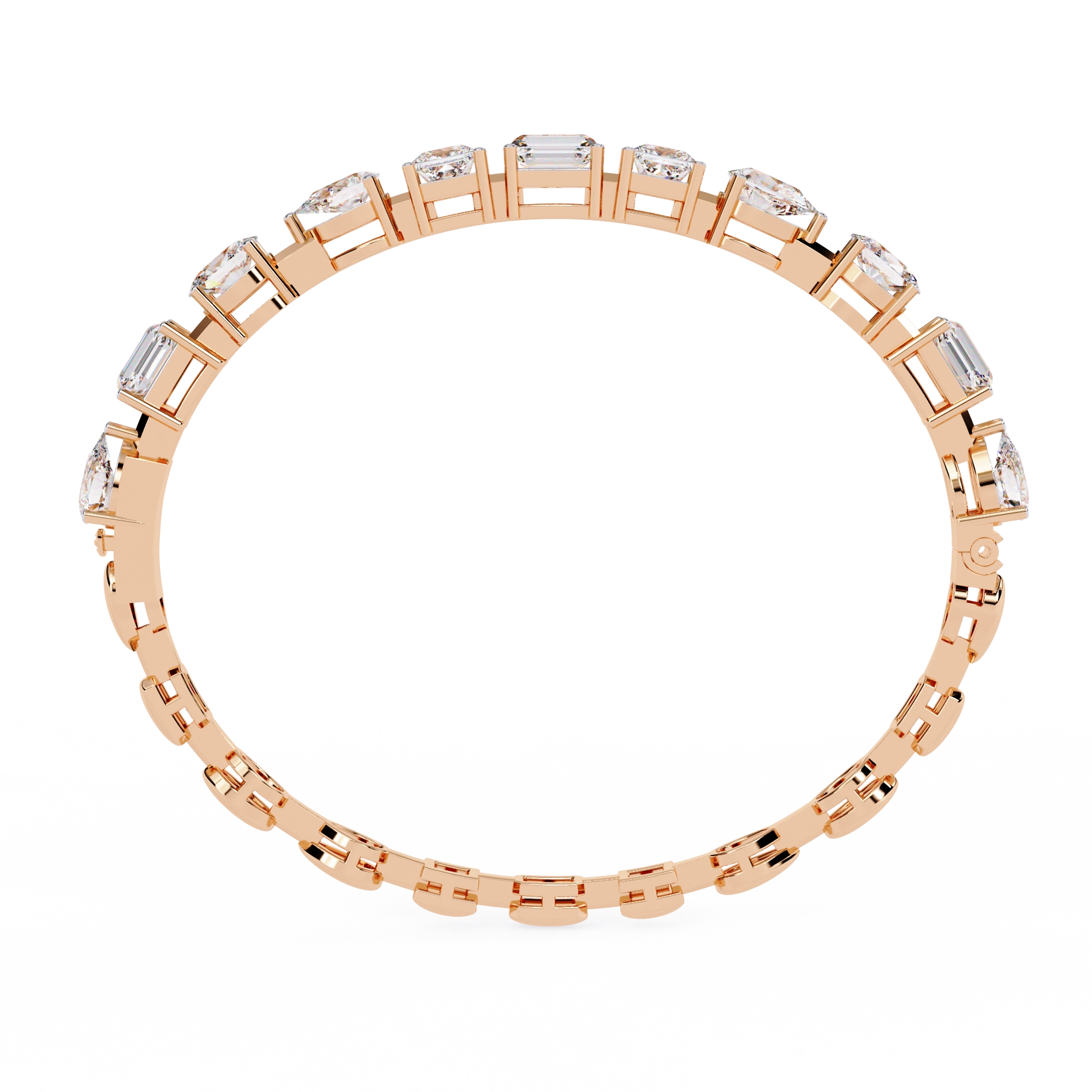 Geometric Diamond Bracelet