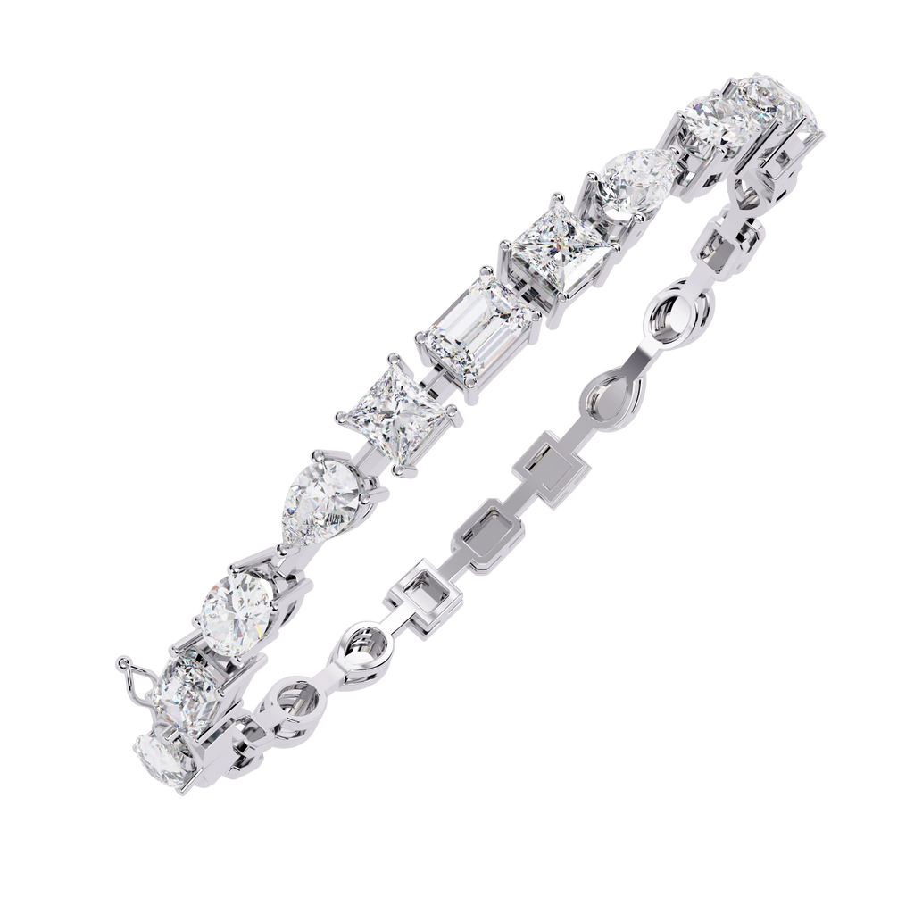 Geometric Diamond Bracelet