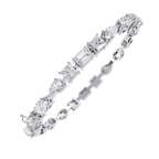 Geometric Diamond Bracelet