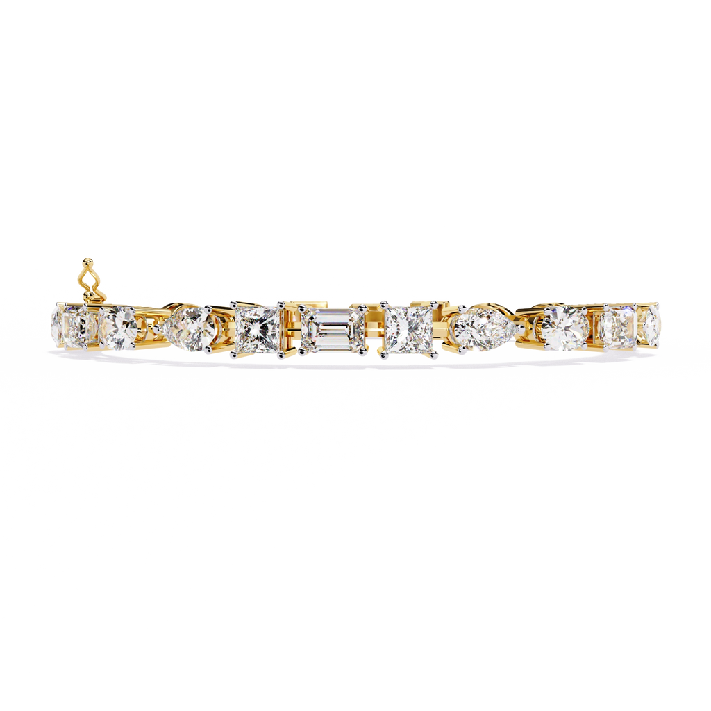 Geometric Diamond Bracelet