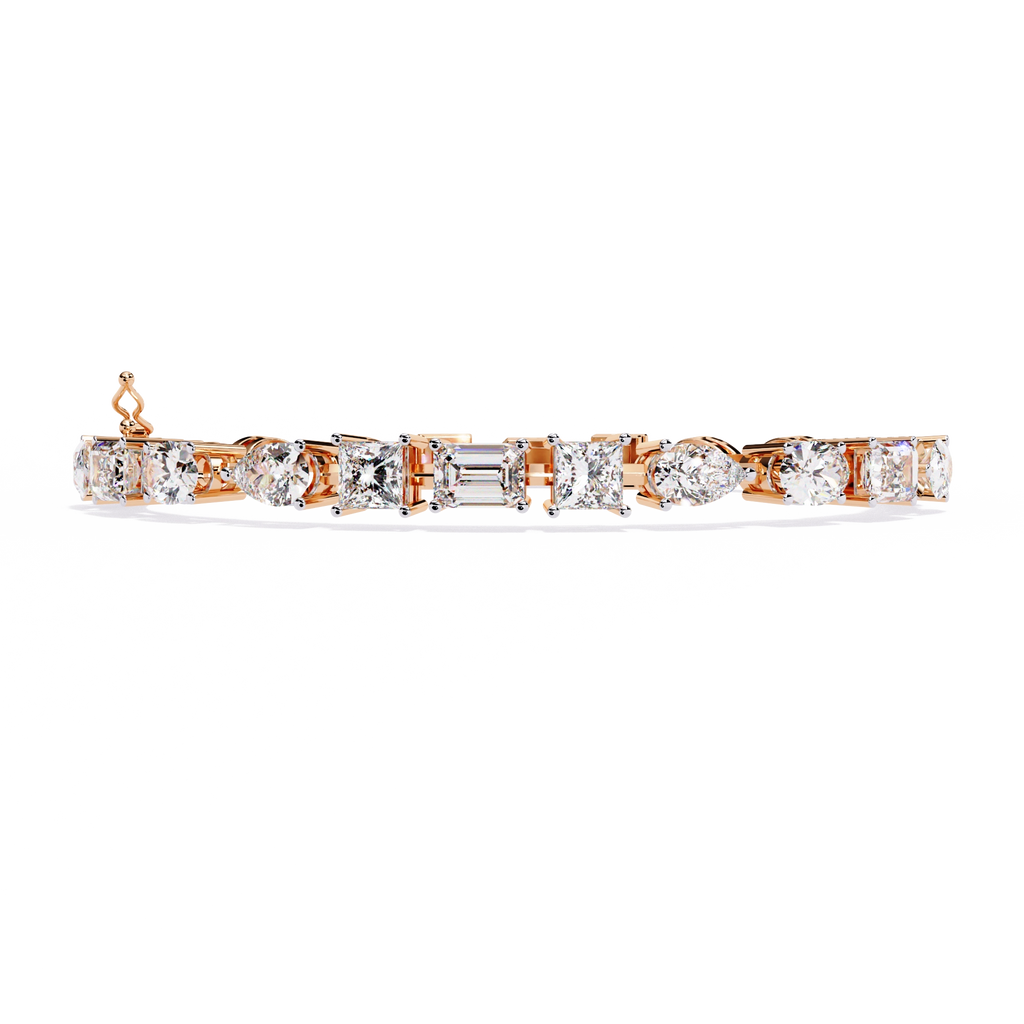 Geometric Diamond Bracelet