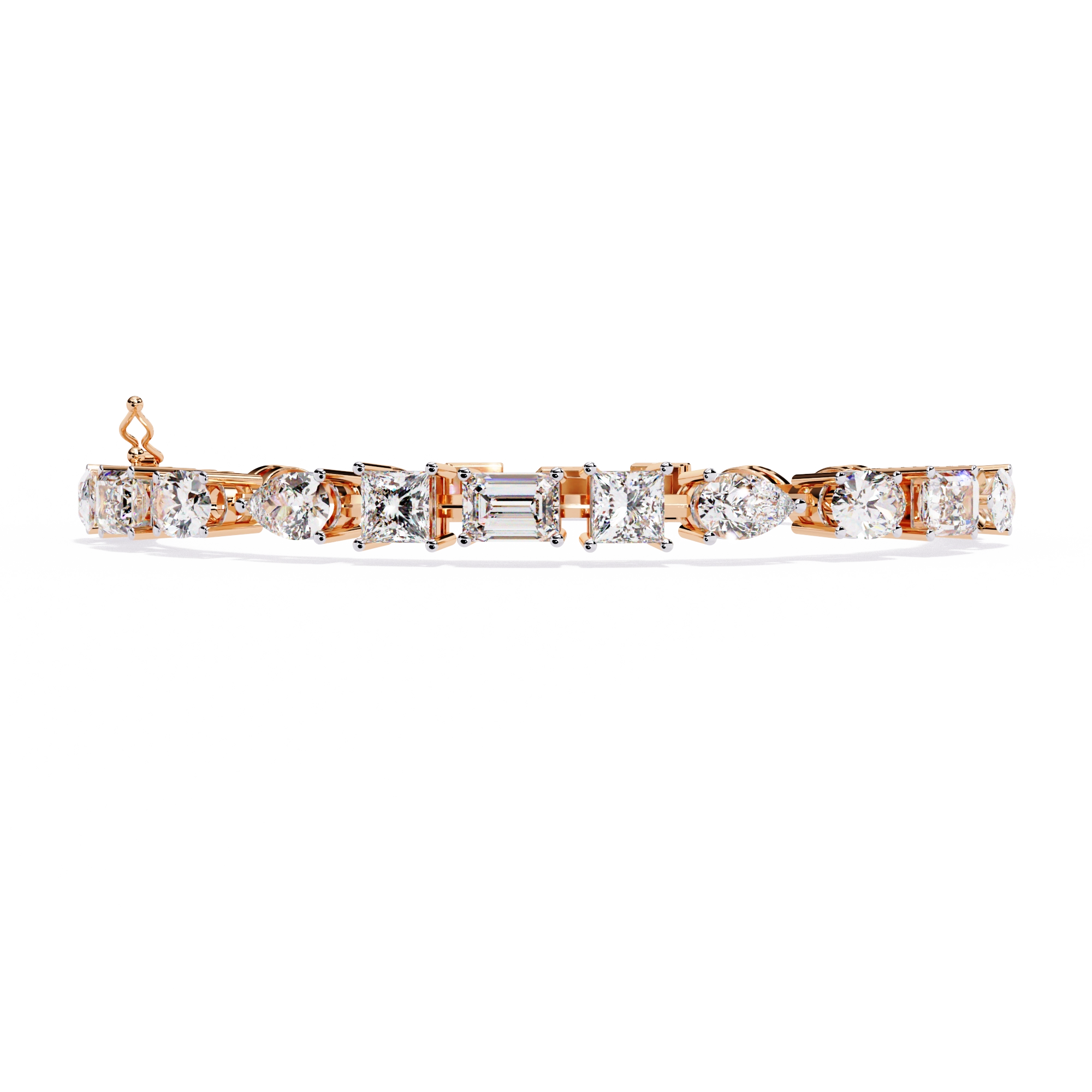 Geometric Diamond Bracelet