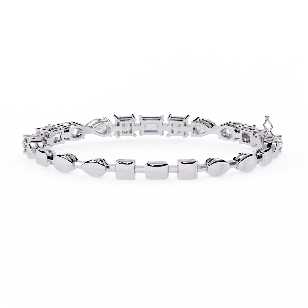 Geometric Diamond Bracelet