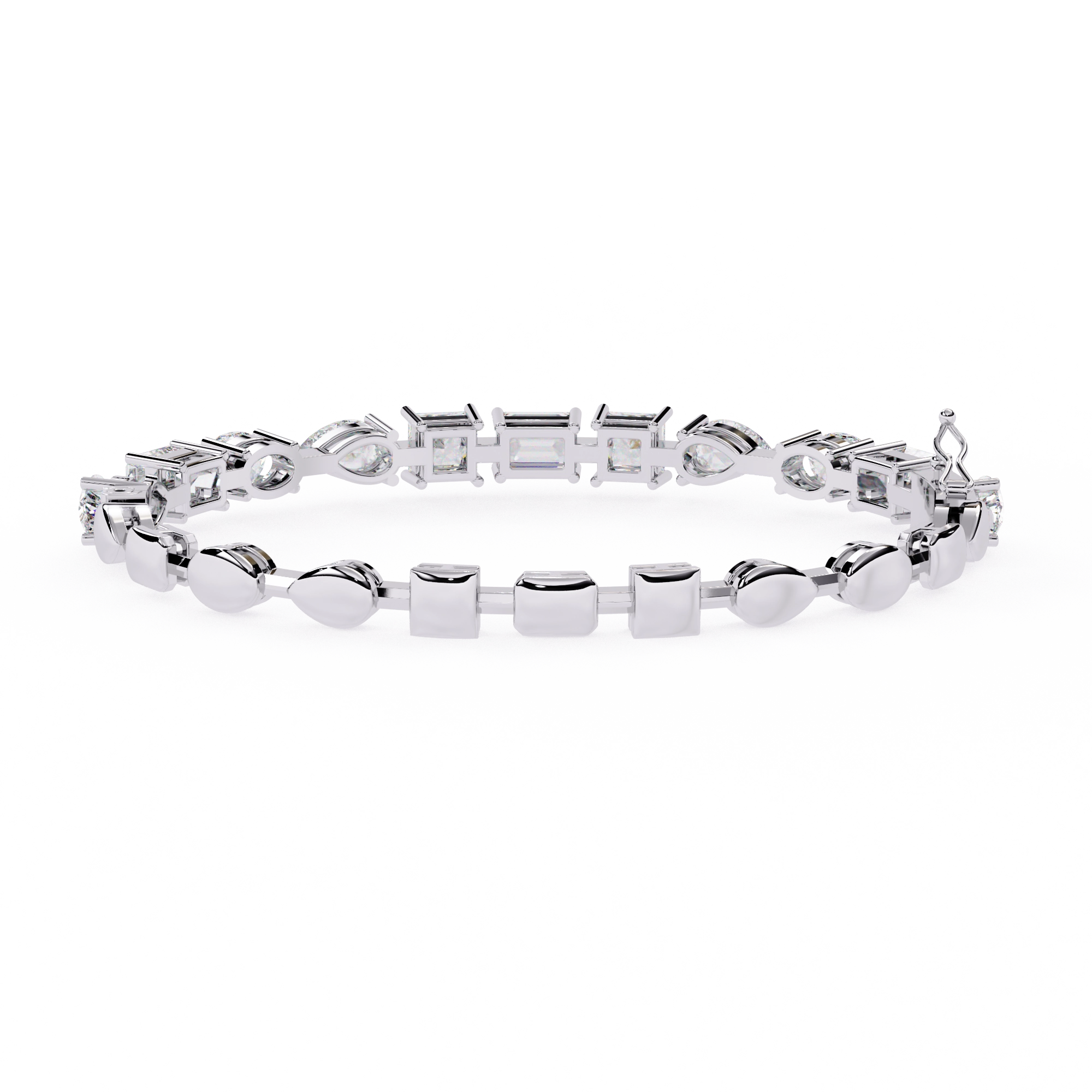 Geometric Diamond Bracelet