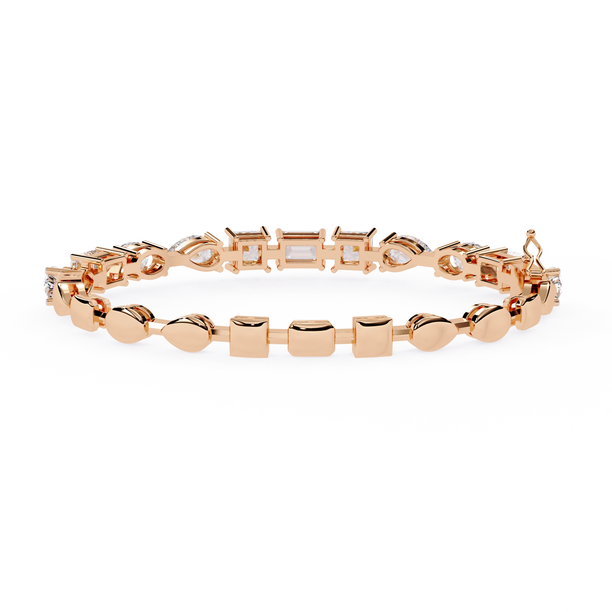 Geometric Diamond Bracelet