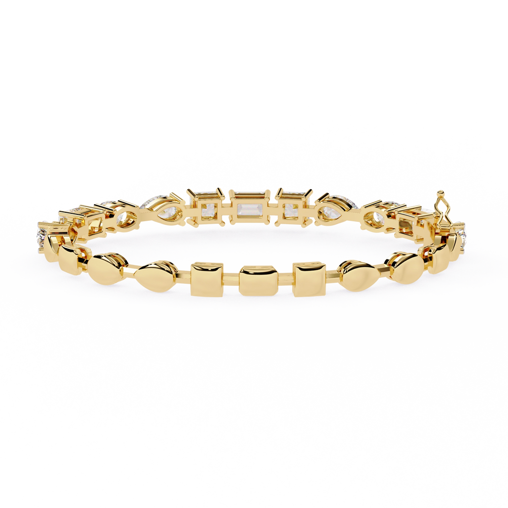 Geometric Diamond Bracelet