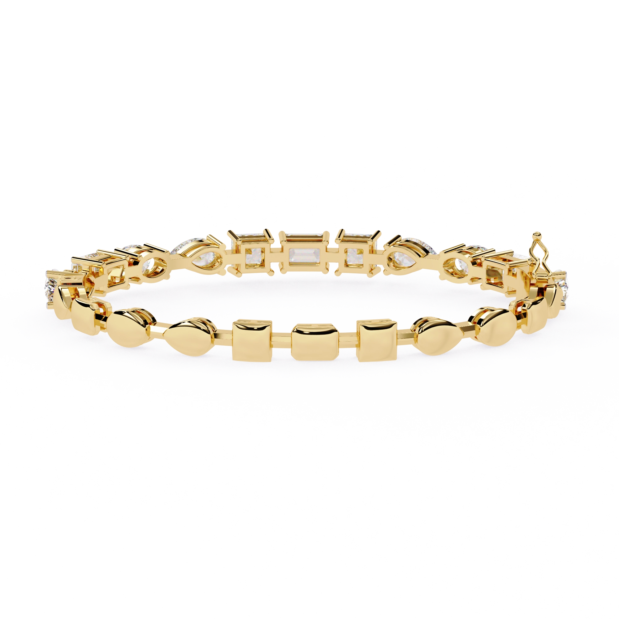 Geometric Diamond Bracelet