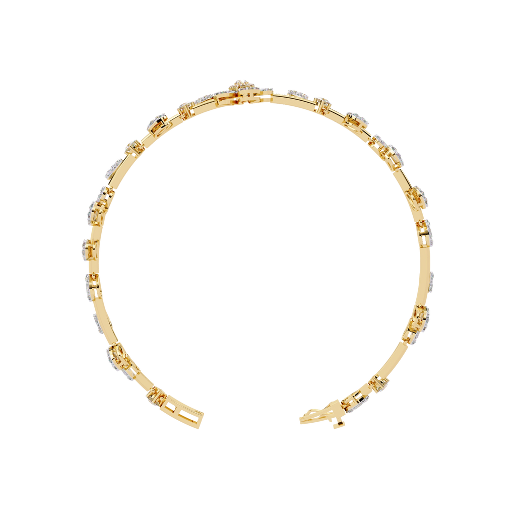 Diamond Charm Bracelet