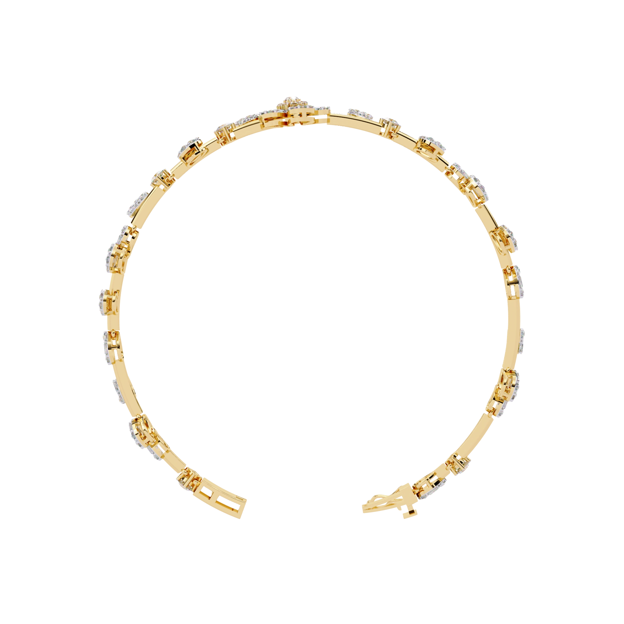 Diamond Charm Bracelet