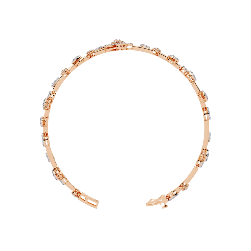 Diamond Charm Bracelet