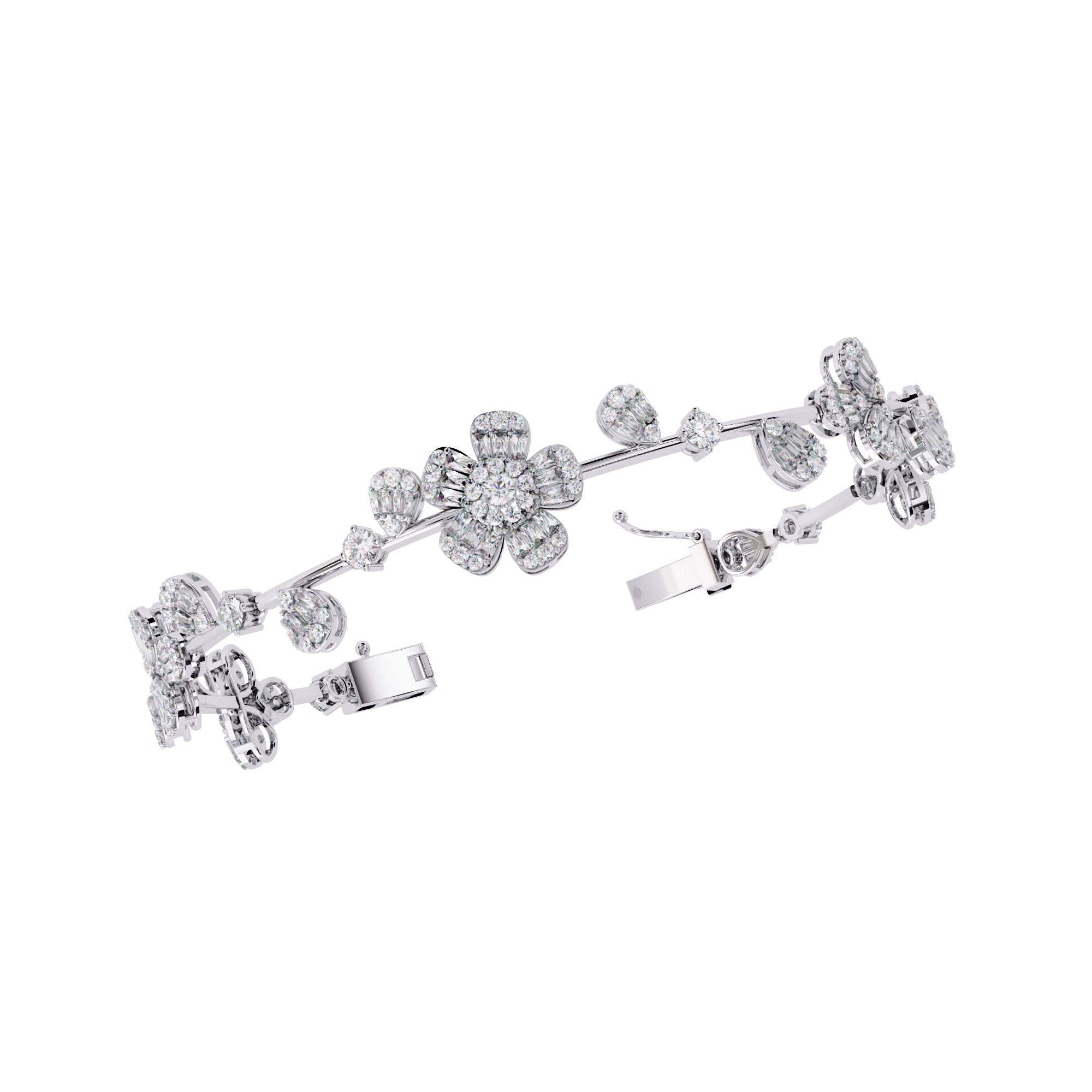Diamond Charm Bracelet