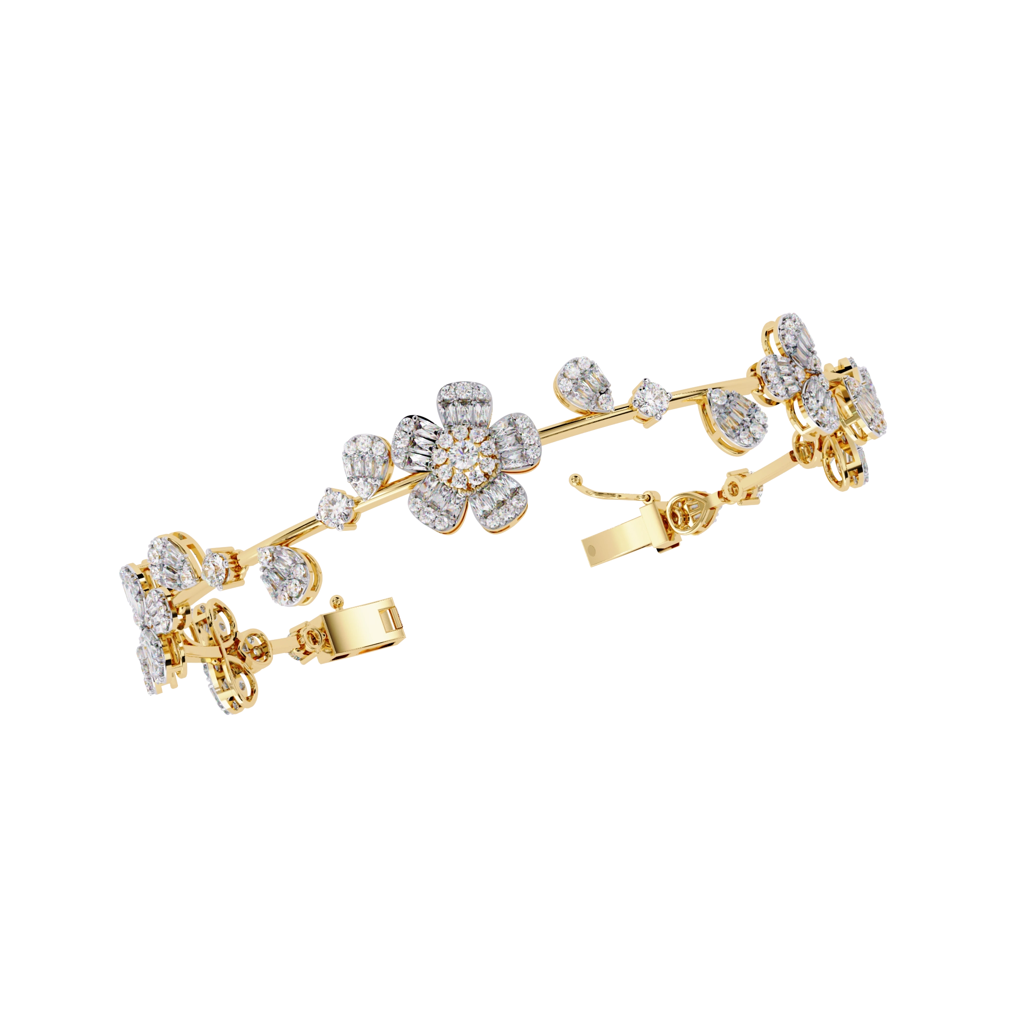 Diamond Charm Bracelet