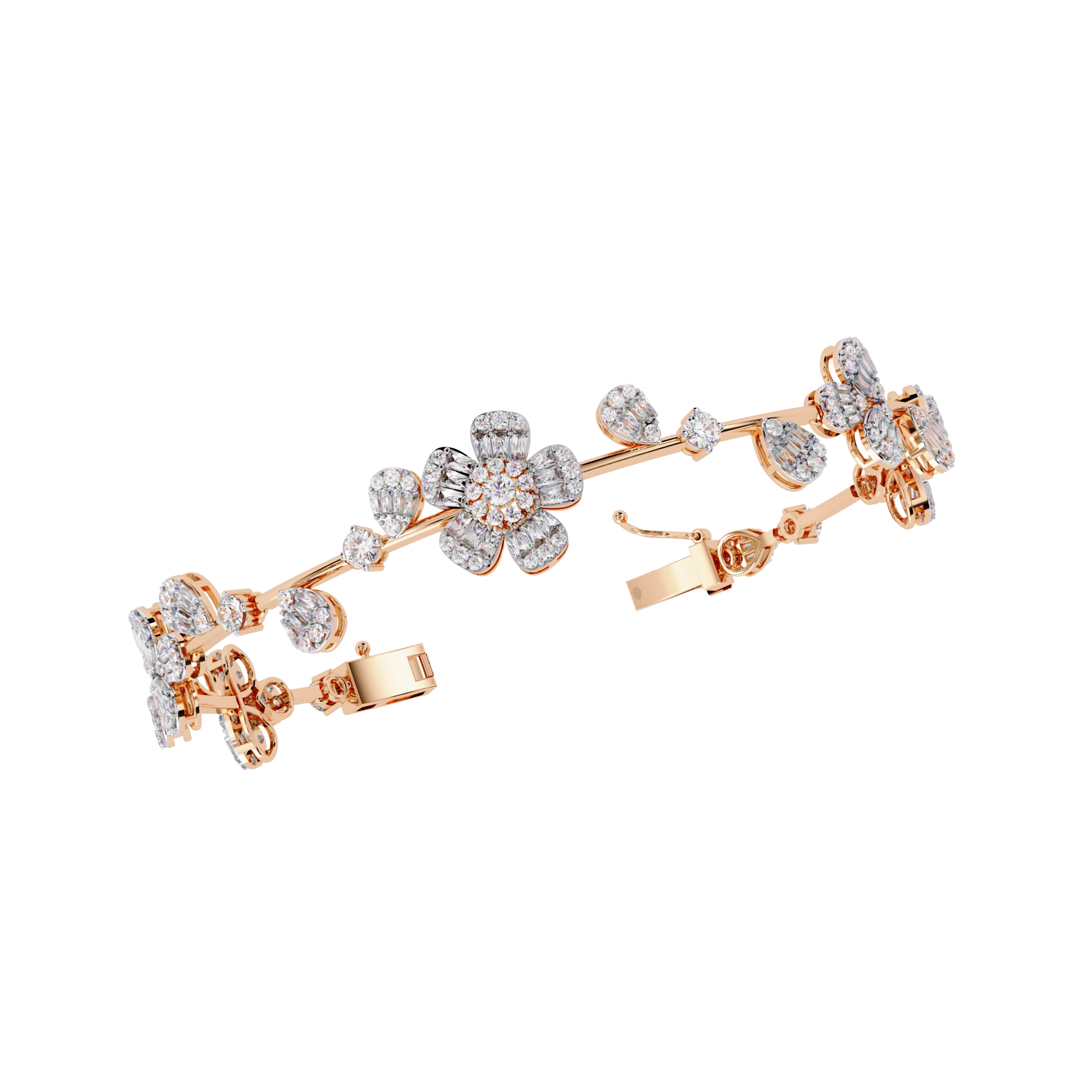 Diamond Charm Bracelet