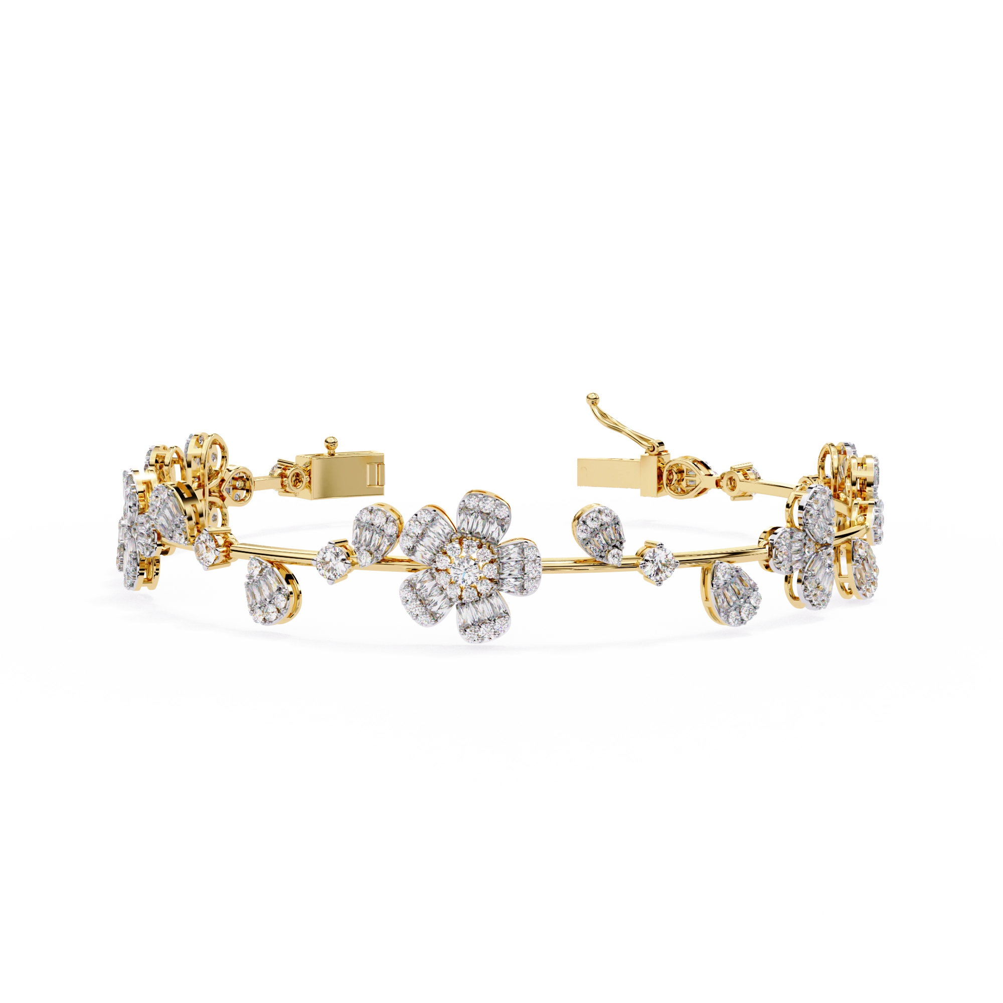 Diamond Charm Bracelet