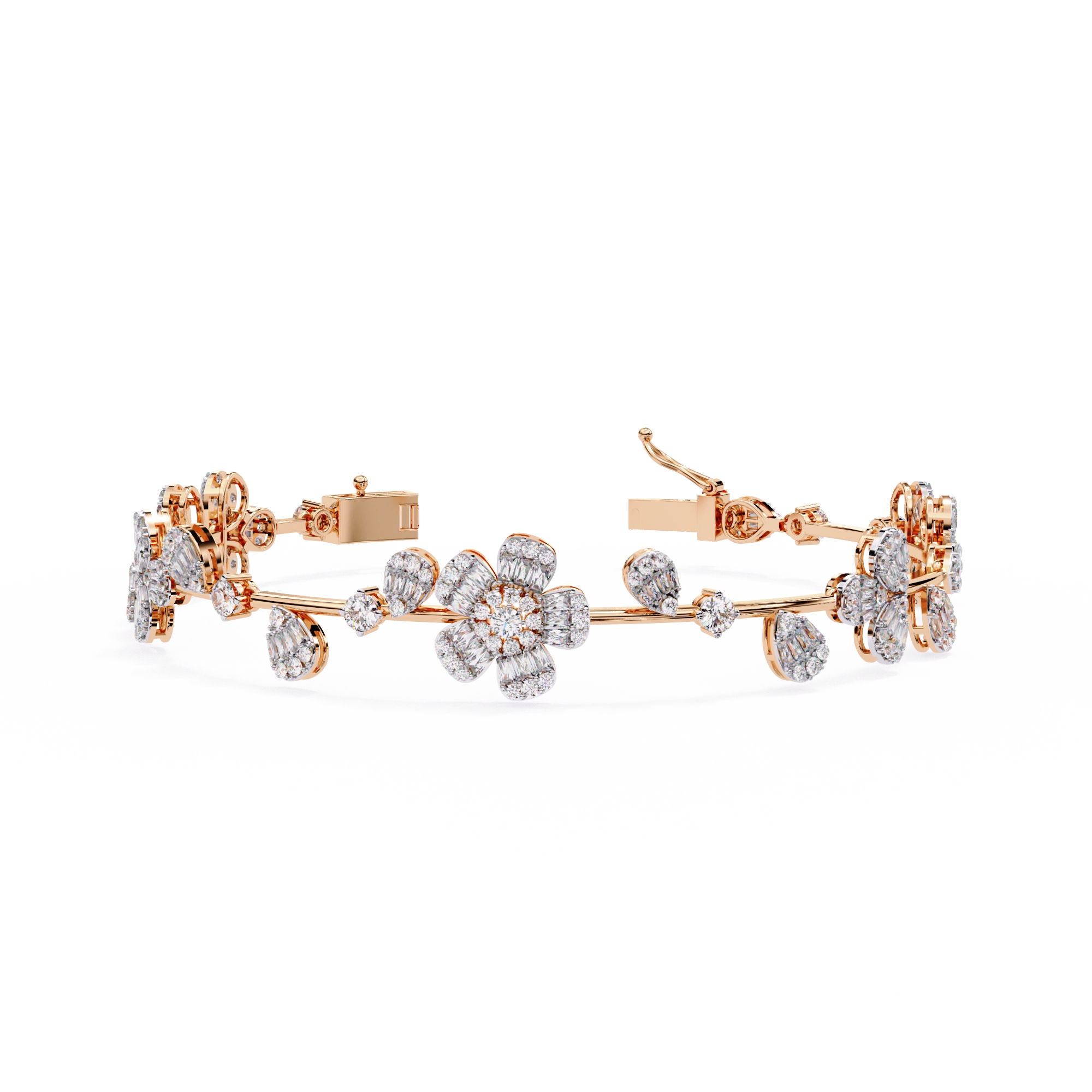Diamond Charm Bracelet