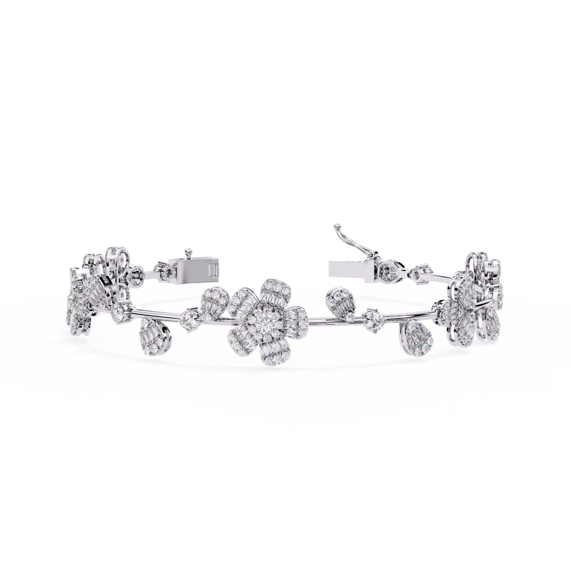 Diamond Charm Bracelet