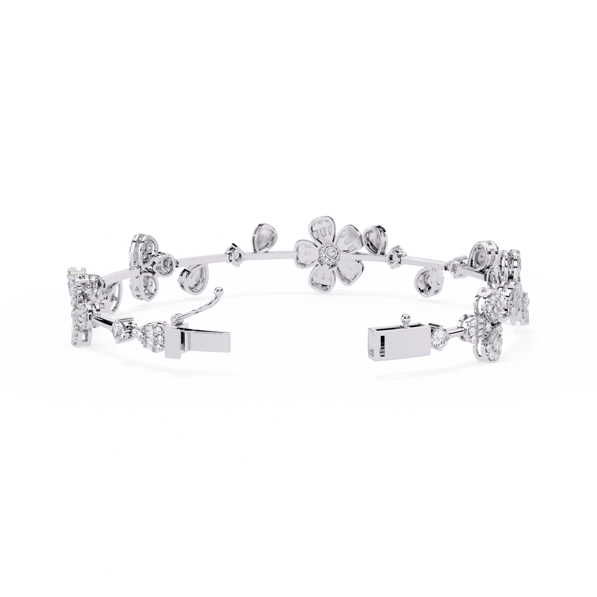 Diamond Charm Bracelet