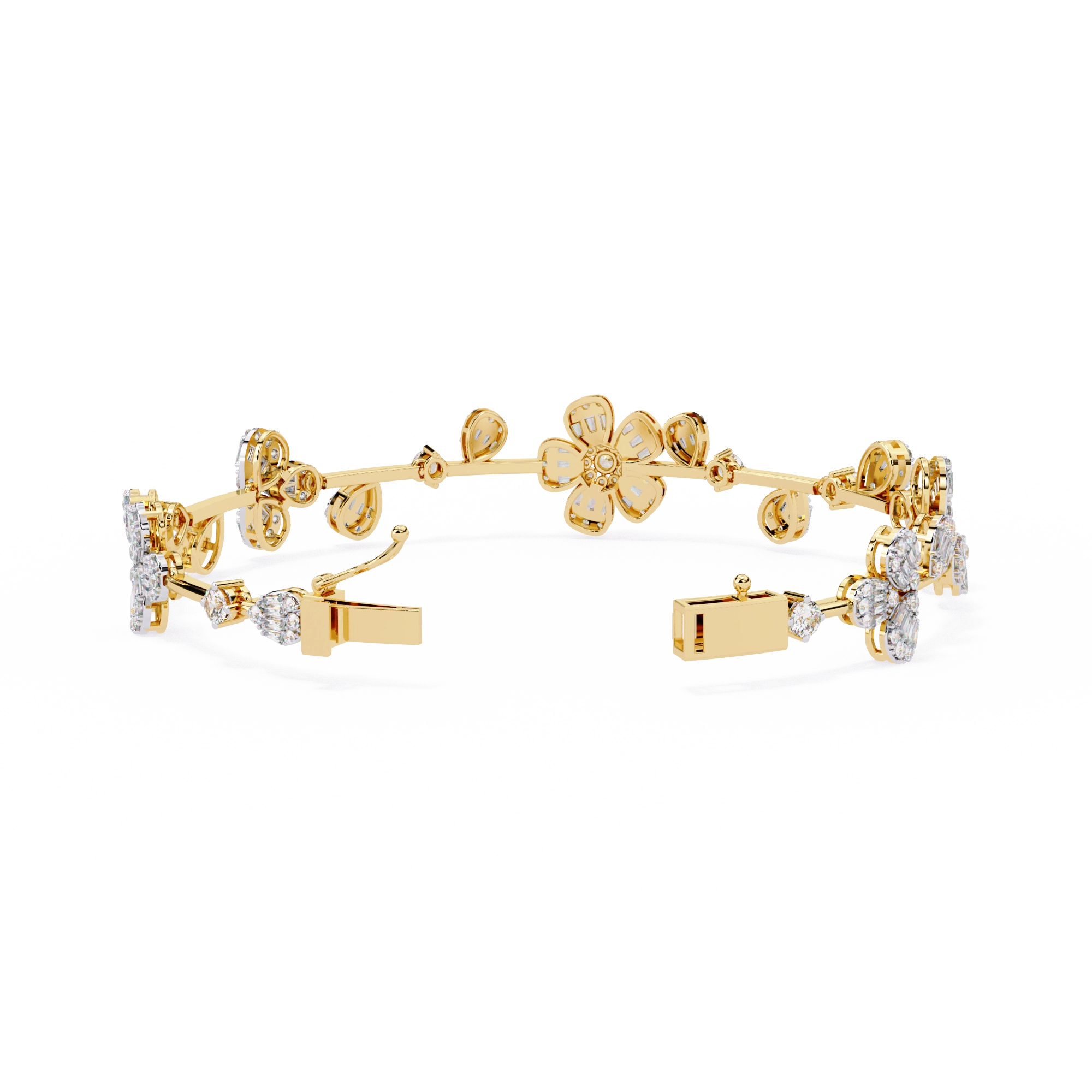 Diamond Charm Bracelet