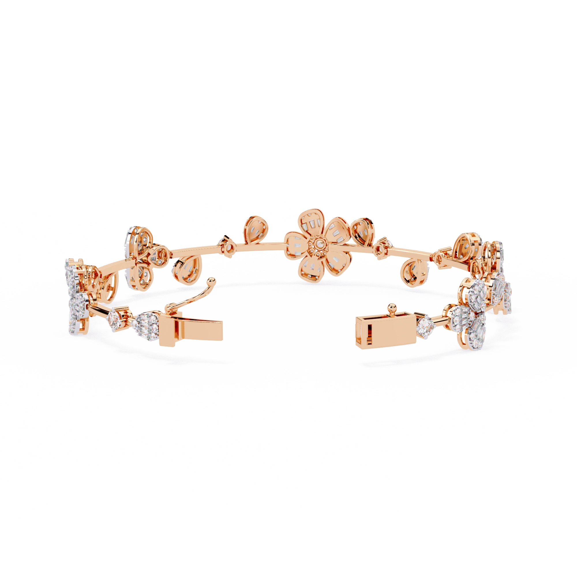Diamond Charm Bracelet