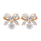 Bow Diamond Drop Earrings