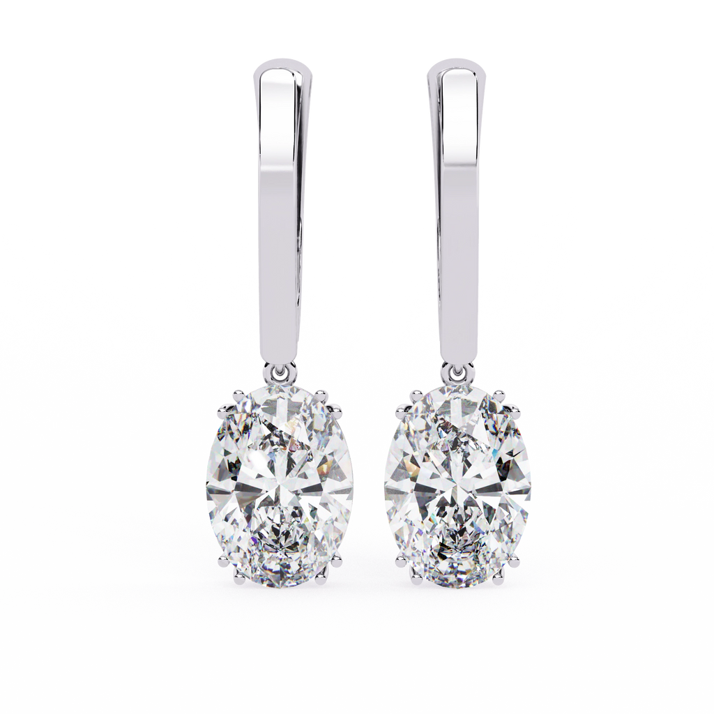 Vintage Hoop Drop Earrings