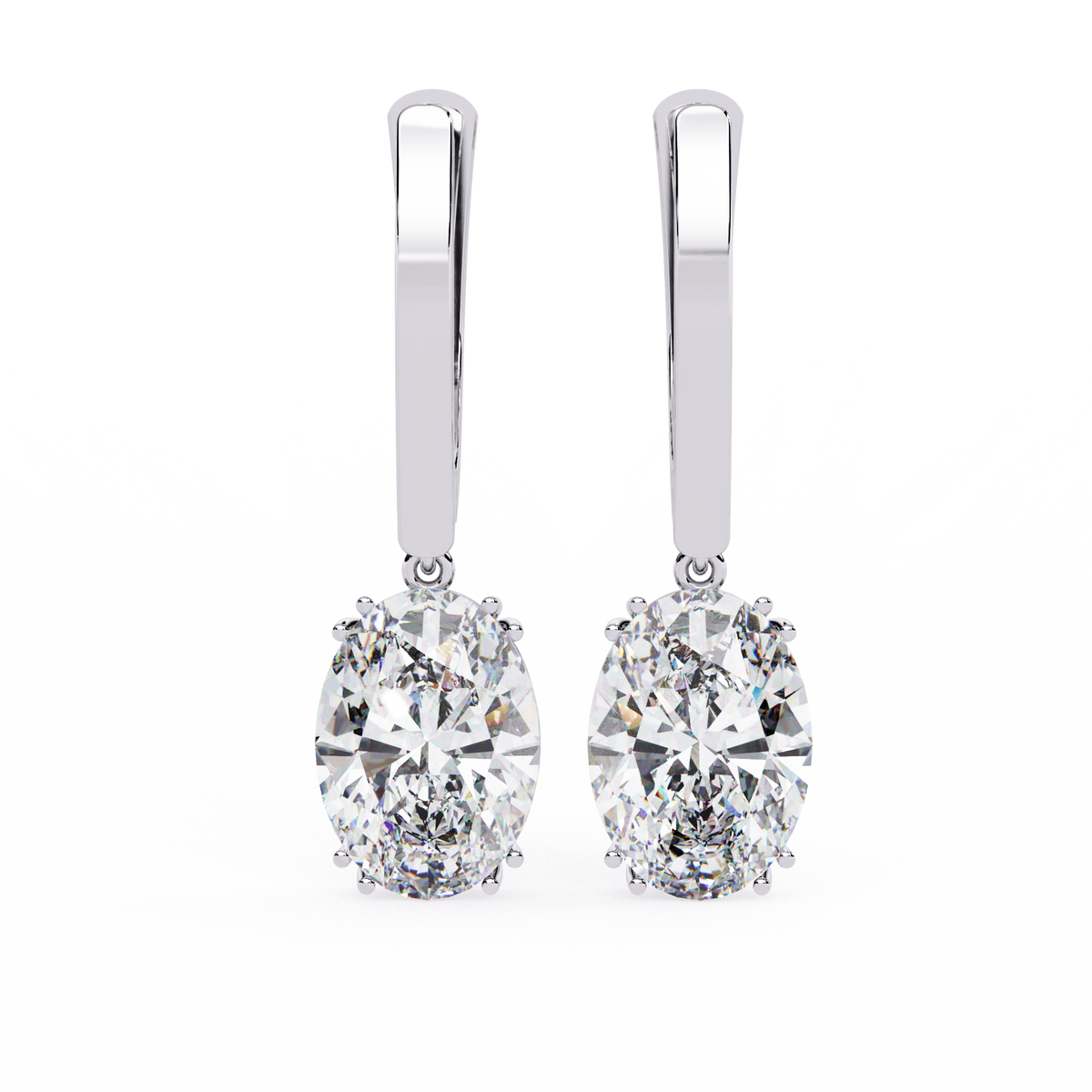 Vintage Hoop Drop Earrings