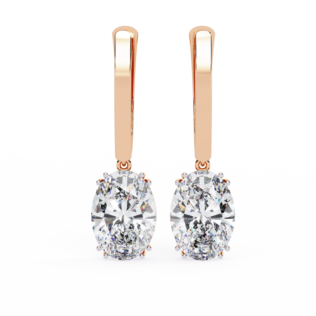Vintage Hoop Drop Earrings